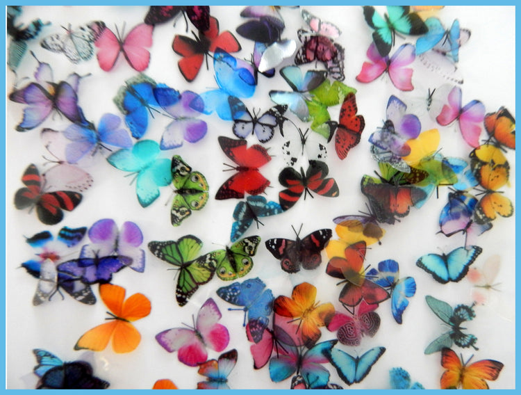 Escape to the Chateau butterflies set of 50