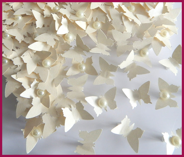 Personalised Pearl anniversary unique butterfly framed picture