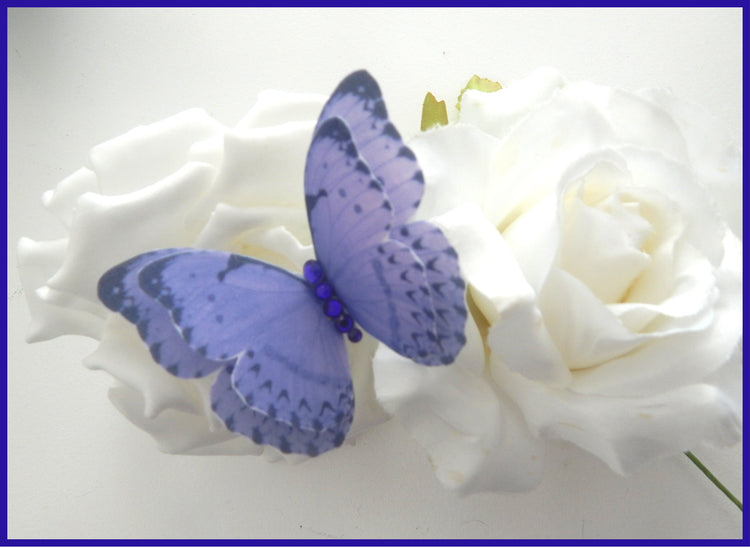 Lilac Butterflies,hair accessory, and made butterfly hair clip, butterflies
