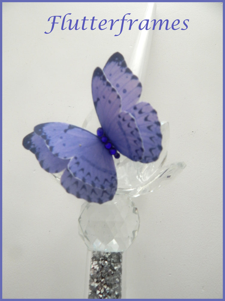 silk butterfly hairclip