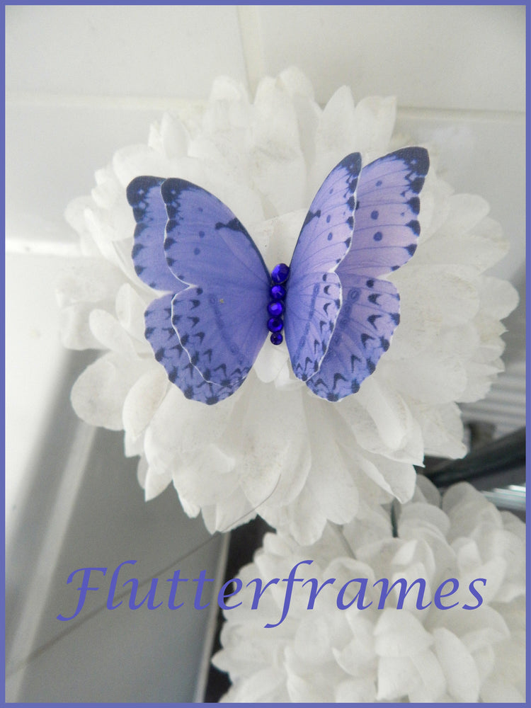 Lilac Butterflies,hair accessory, and made butterfly hair clip, butterflies