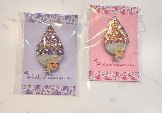 retro Christmas tree1940's Brooch – Handmade Illustrated