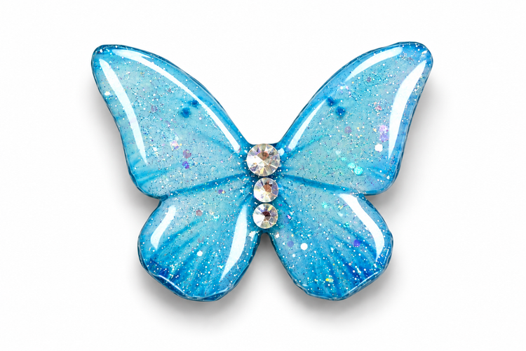 Butterfly brooch-lapel-badge.Butterfly lover gift.Amazing unique.Made from recycled tin cans