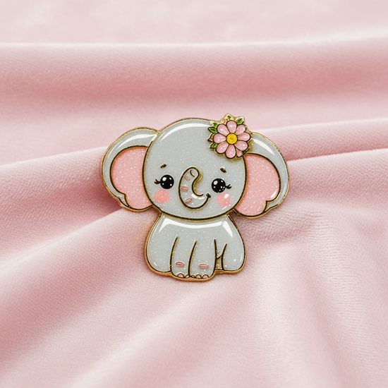 cute elephant pin
