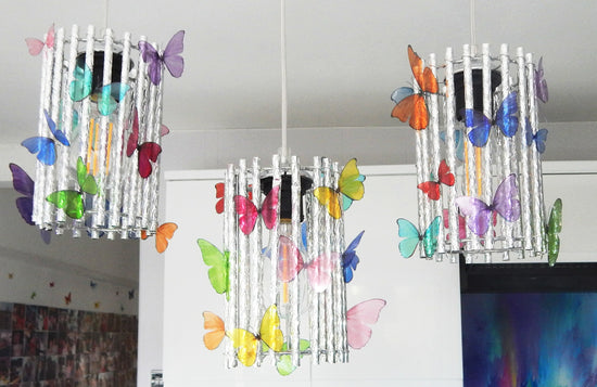 handmade  butterfly lamp decor. Butterfly lights, unique
