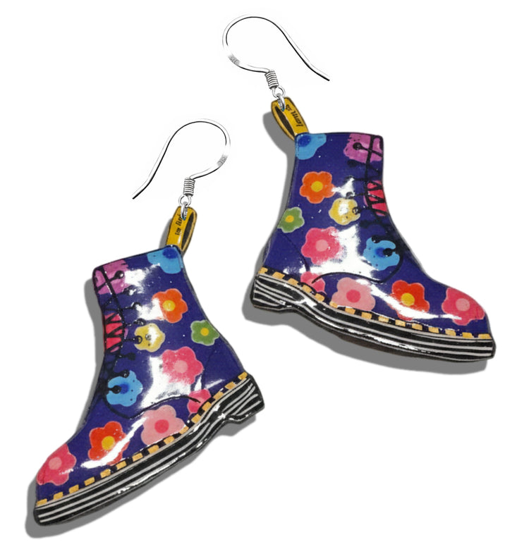 Doctor Marten boot quirky earrings