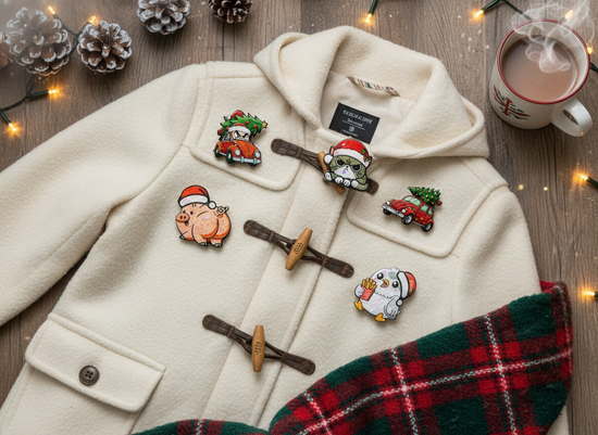 Funny Christmas pins 