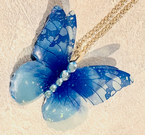 unique butterfly necklace unusual