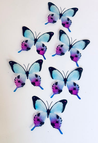 lilac wedding butterflies