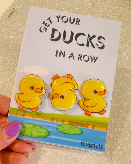 Get your ducks in a row, recycled aluminium 