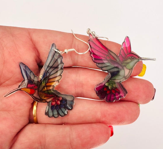 stained glass earrings