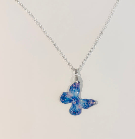 blue butterfly pendant

