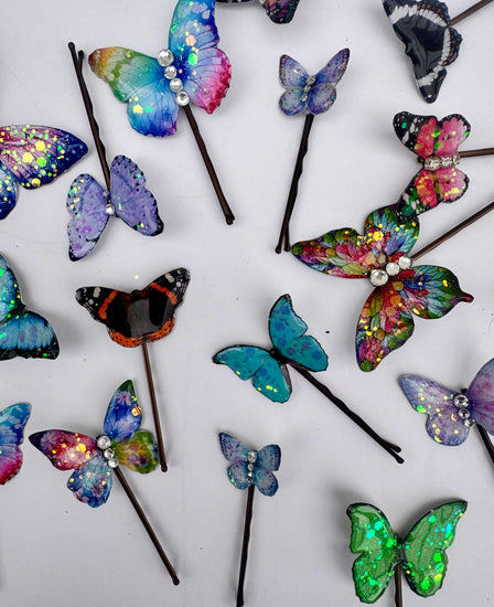 Butterfly  Bobby pins Festival hair