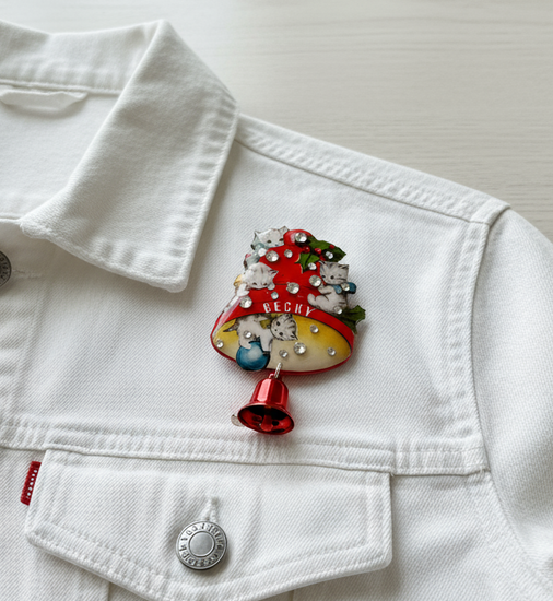 Personalised Christmas pin