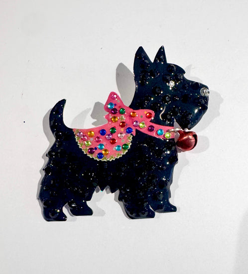 Scottie Dog brooch