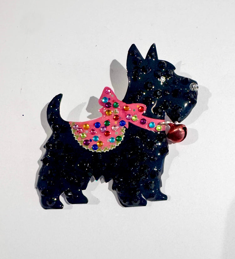 Scottie Dog brooch