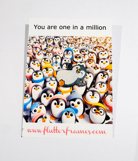 cute penguin enamel pin