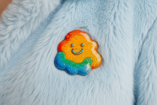 Small Positive Gift - positivity Gift. enamel handmade pin