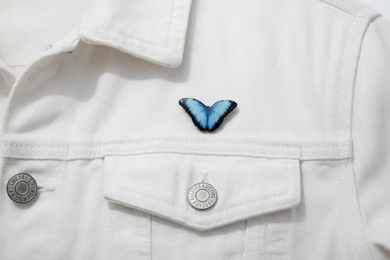 10th anniversary blue butterfly gift