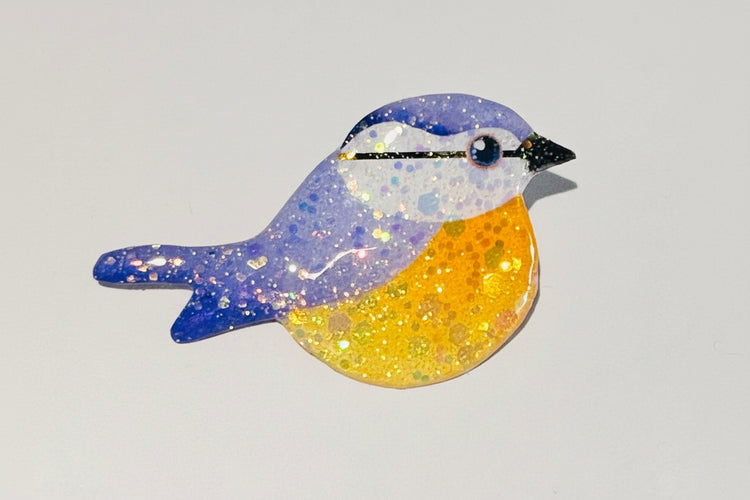 blue tit bird jewellery