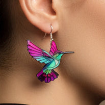 kingfisher earrings