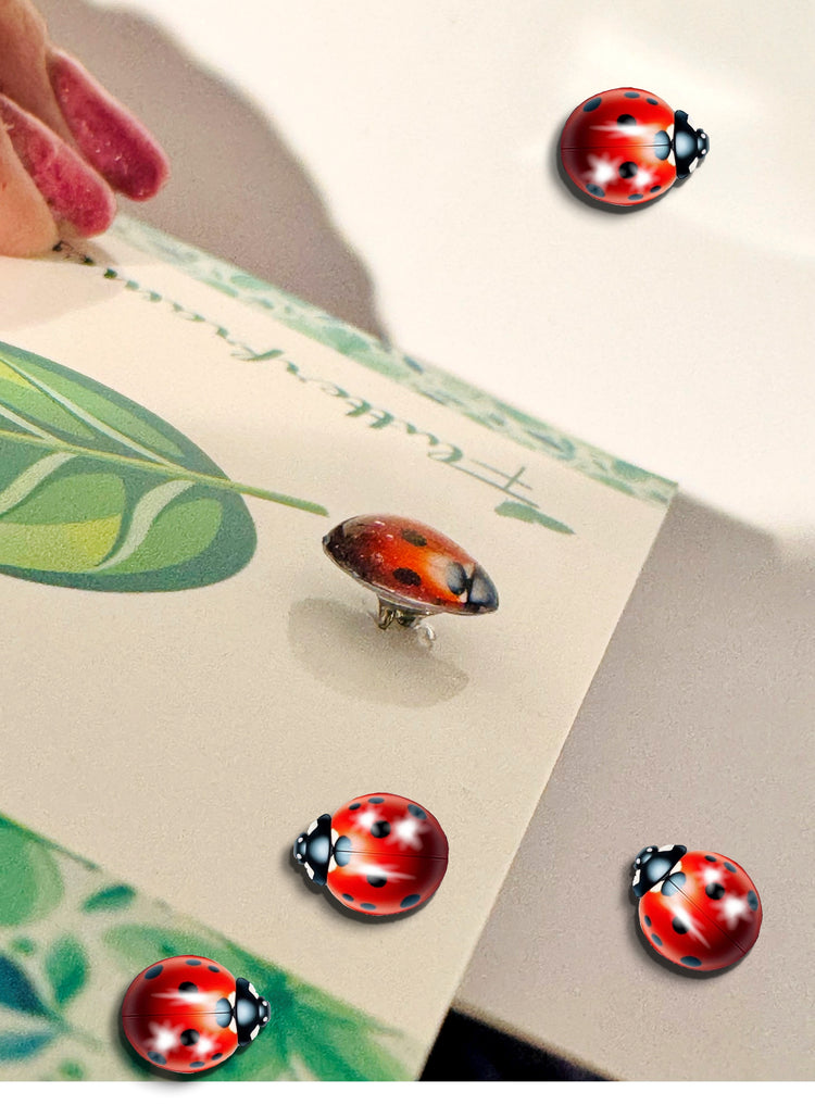 Ladybird Pin Badge Luck Pin Badge - Good luck Gift - Cute Pin Badge - Gift for friend - Positivity Pin Badge
