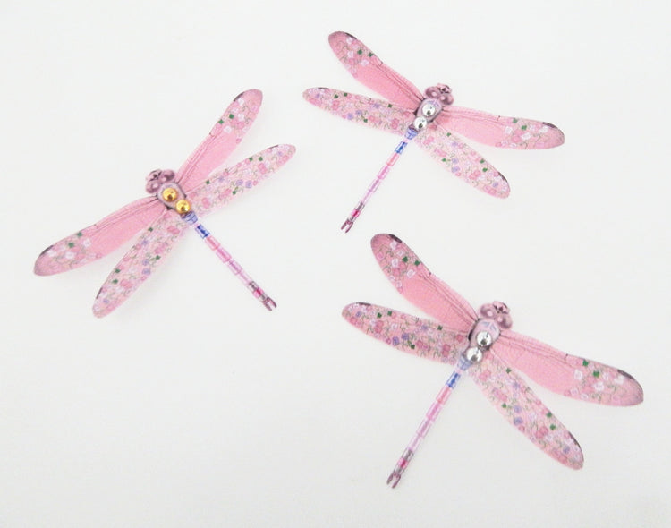 pretty pink dragonflies home decorations