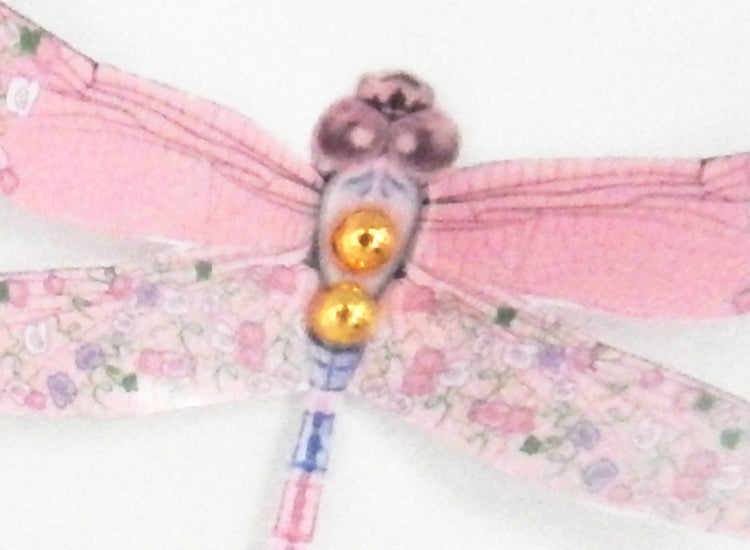 pretty luxury handmade dragonflies for your home with gold gems