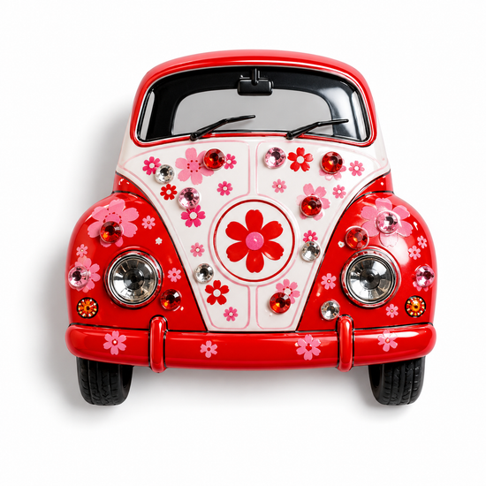 VW Beetle car enamel pin handmade