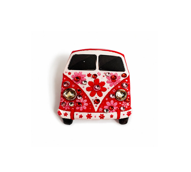 VW Beetle  and Camper van car enamel pin handmade