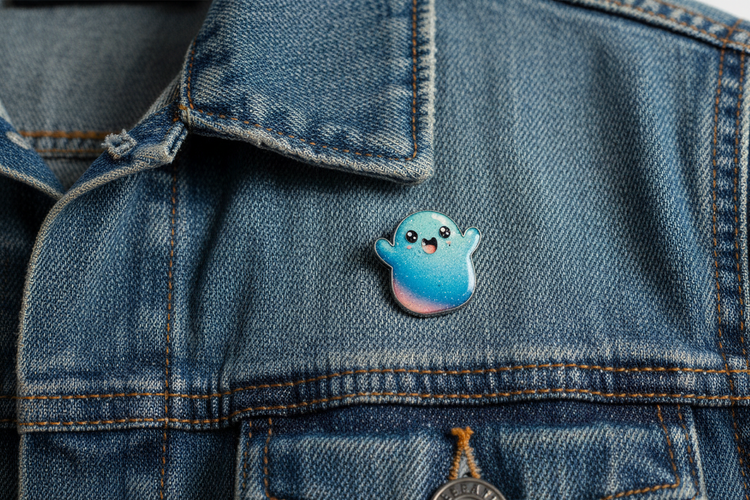 positive vibe enamel pin