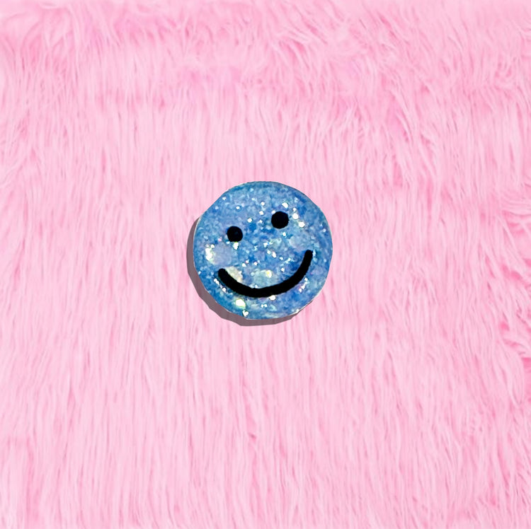 a bit of calm mini blue sparkle pin - inspirational gift