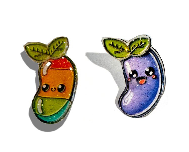 Positive Bean Enamel Pin - Supportive, Thank You enamel pin