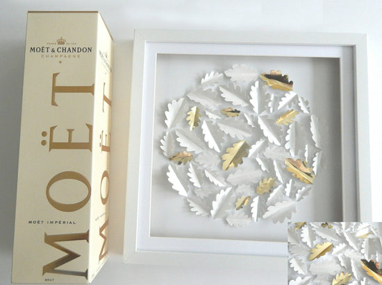 British oak leaves recycled picture