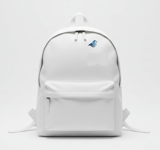 Blue Willow bird enamel pin