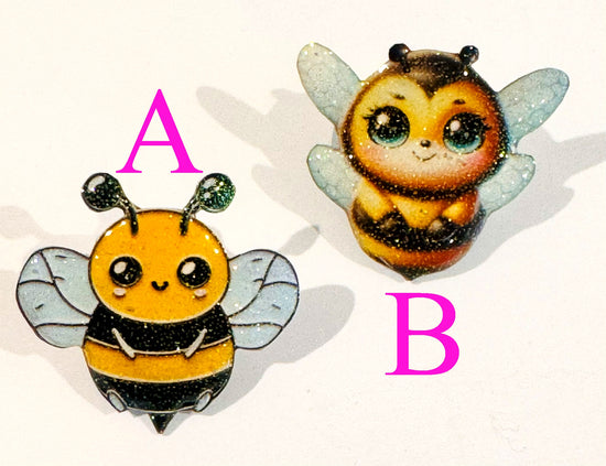 Bumble bee pin , nature lover 