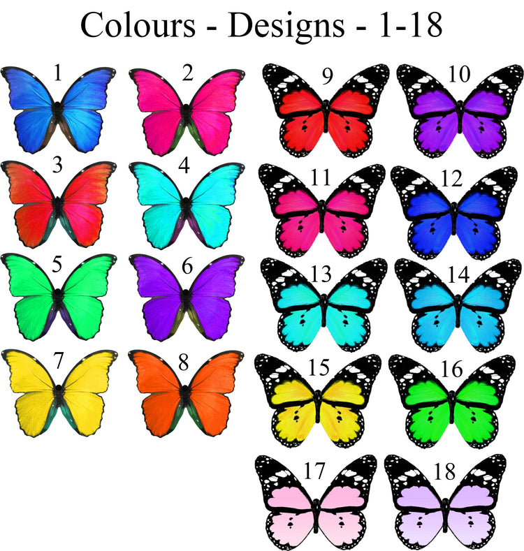 Beautiful handmade butterfly dress rings . Made from recycled tin cans