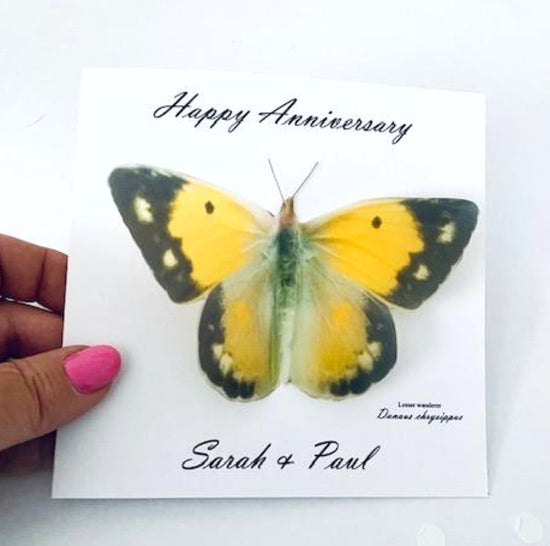  butterfly  personalised birthday card