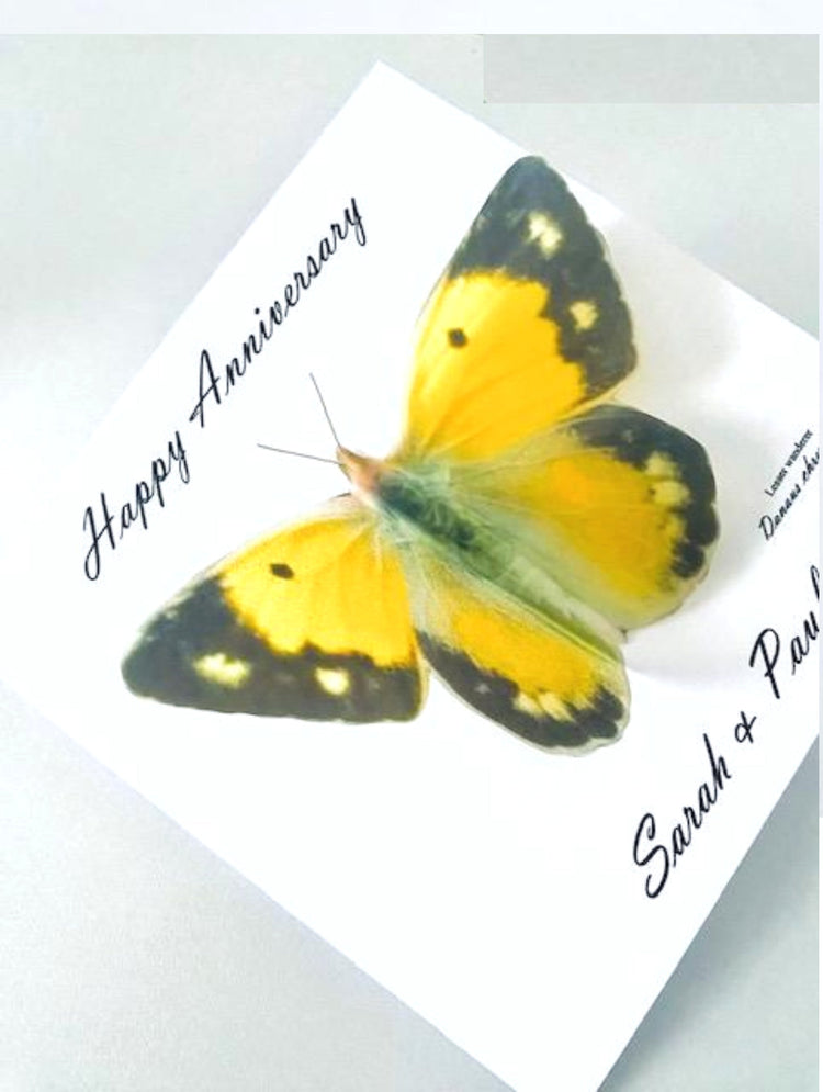 Peacock butterfly  personalised diwali card