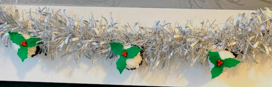handmade christmas pudding pom pom clips