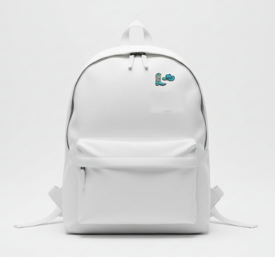  line dancing gift. Cowboy boots and hat Pin Badge