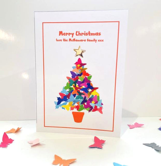 Family surname christmas cards handmade