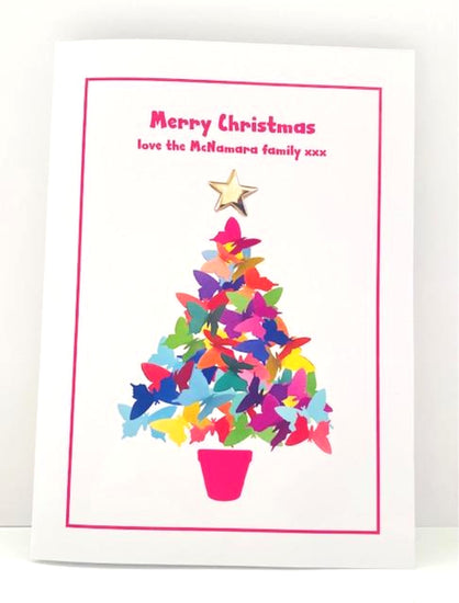 Merry christmas personalsied cards
