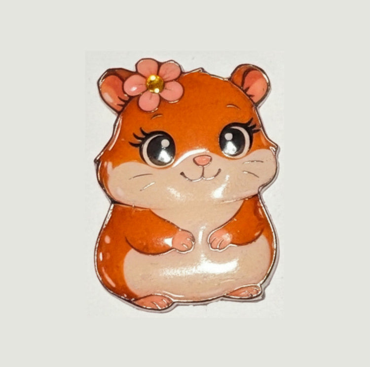 hamster enamel Pin