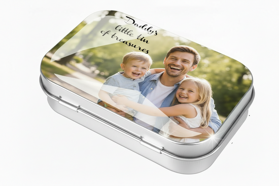 Father's day  photo tin