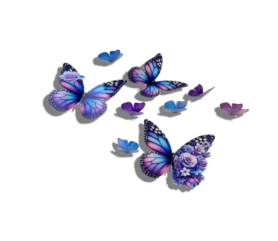 floral butterfly display
