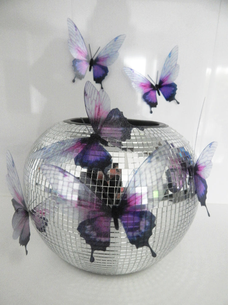 Glitter Girls bedroom purple and pink butterflies