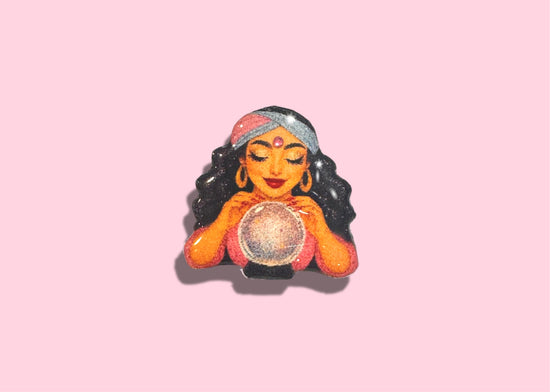 Gypsy enamel pin 
