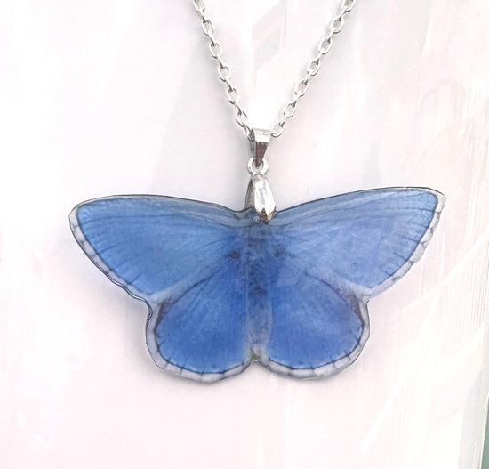 Holly Blue butterfly  pendant