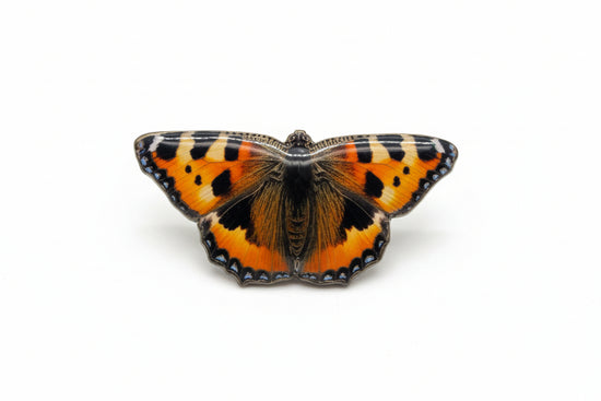 handmade Tortoiseshell stud butterfly earrings